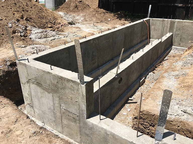 betonowy fundament